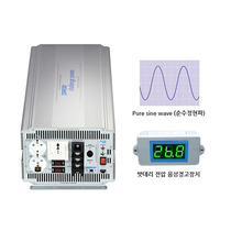 국산 순수정현파 싸인웨이브 인버터 (Pure Sine Wave) DK2480 DC 24V to AC 220V 최대 8000W {밧데리 직접 연결방식}