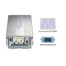 국산 순수정현파 인버터 싸인웨이브 인버터 (Pure Sine Wave) 태양광 인버터 DK4820 DC 48V to AC 220V 최대 2000W {밧데리 직접 연결방식}