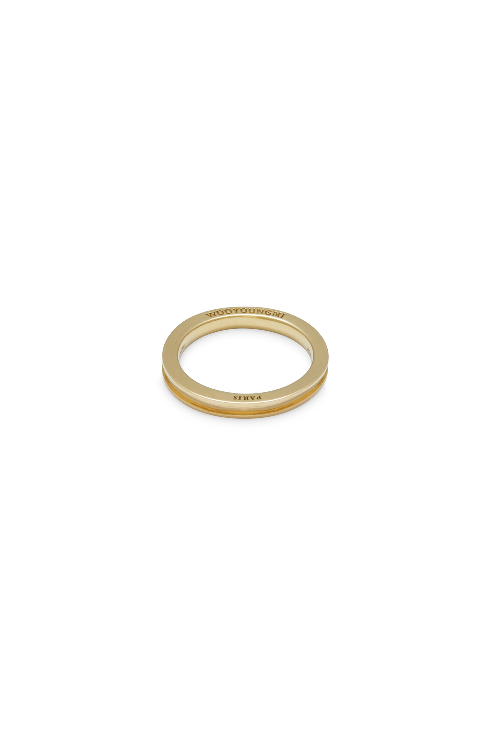 Prelude Gold Groove Ring - WOOYOUNGMI