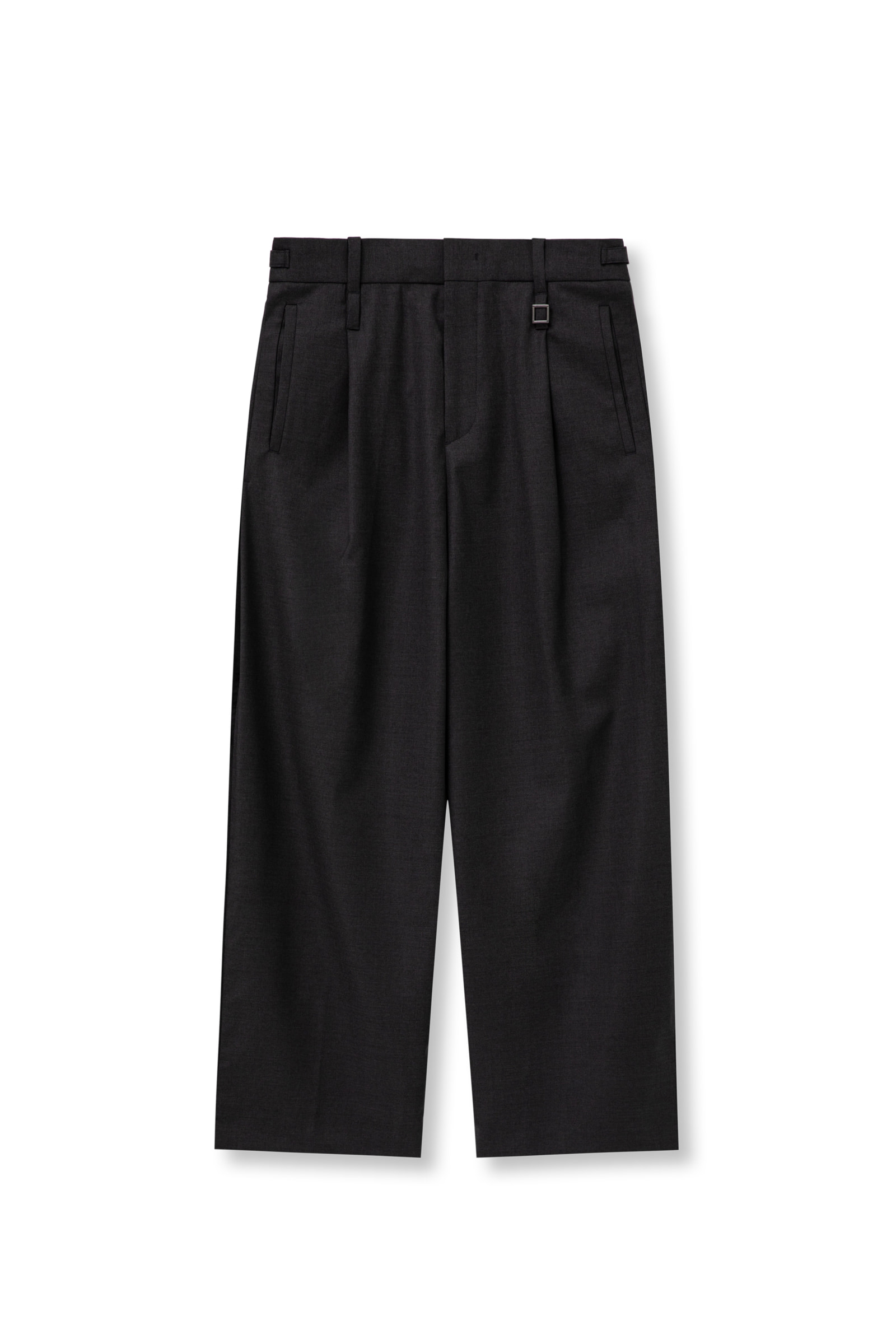 Black Double Knee Wool Cargo Pants by WOOYOUNGMI on Sale