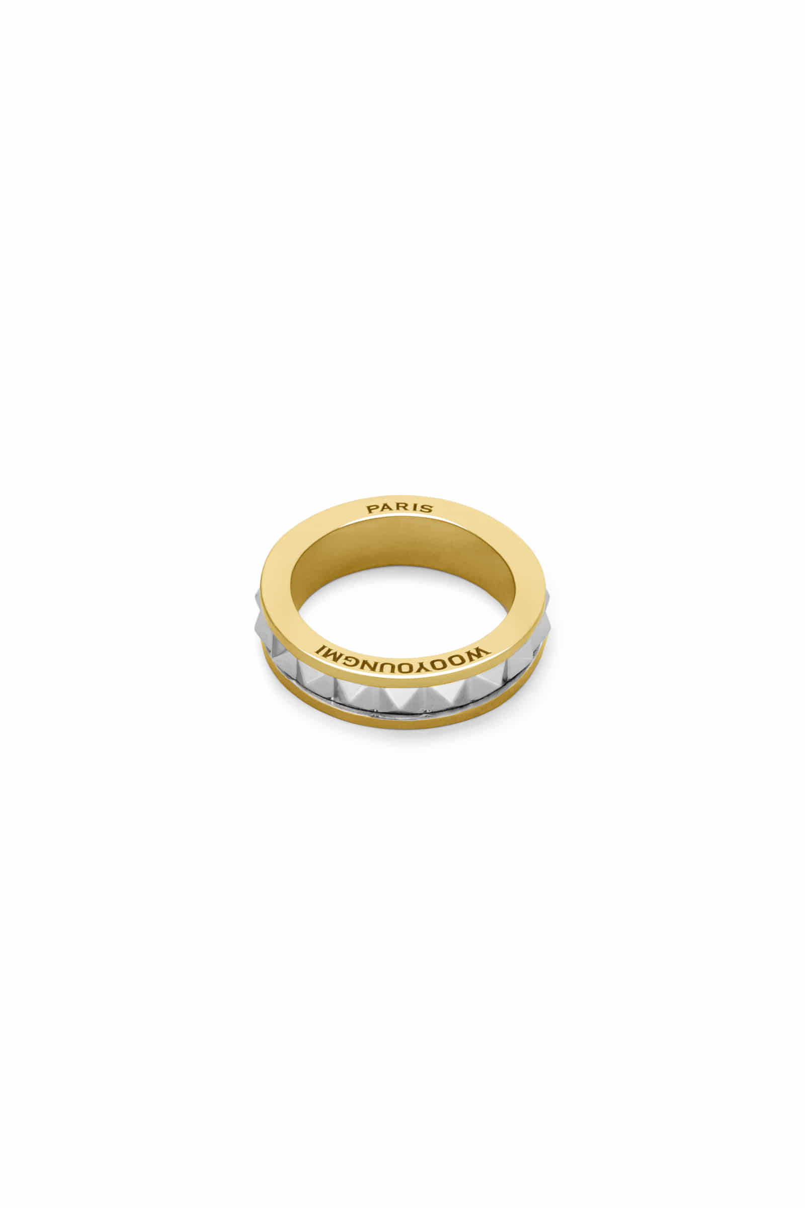 【WOOYOUNGMI】 GREY CURB BOLD RING f9c9a37644701a9a908d4a1c56cc60