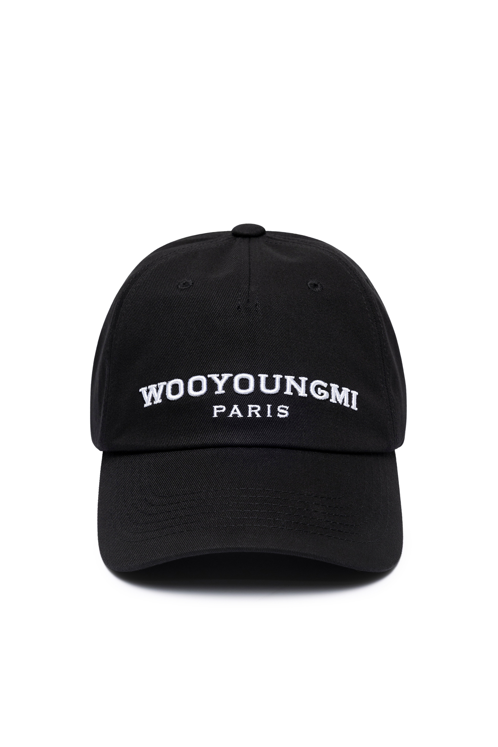 キャップ Wooyoungmi Embroidered Ball Cap Black Black Embroidered Ball Cap - WOOYOUNGMI