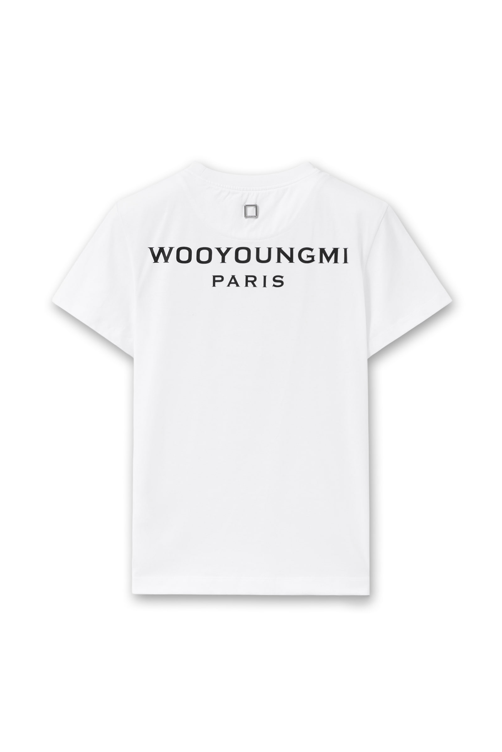 【関税込み】WOOYOUNGMI グレー Line Embroidered フーディ WOOYOUNGMI.COM | OFFICIAL ONLINE STORE