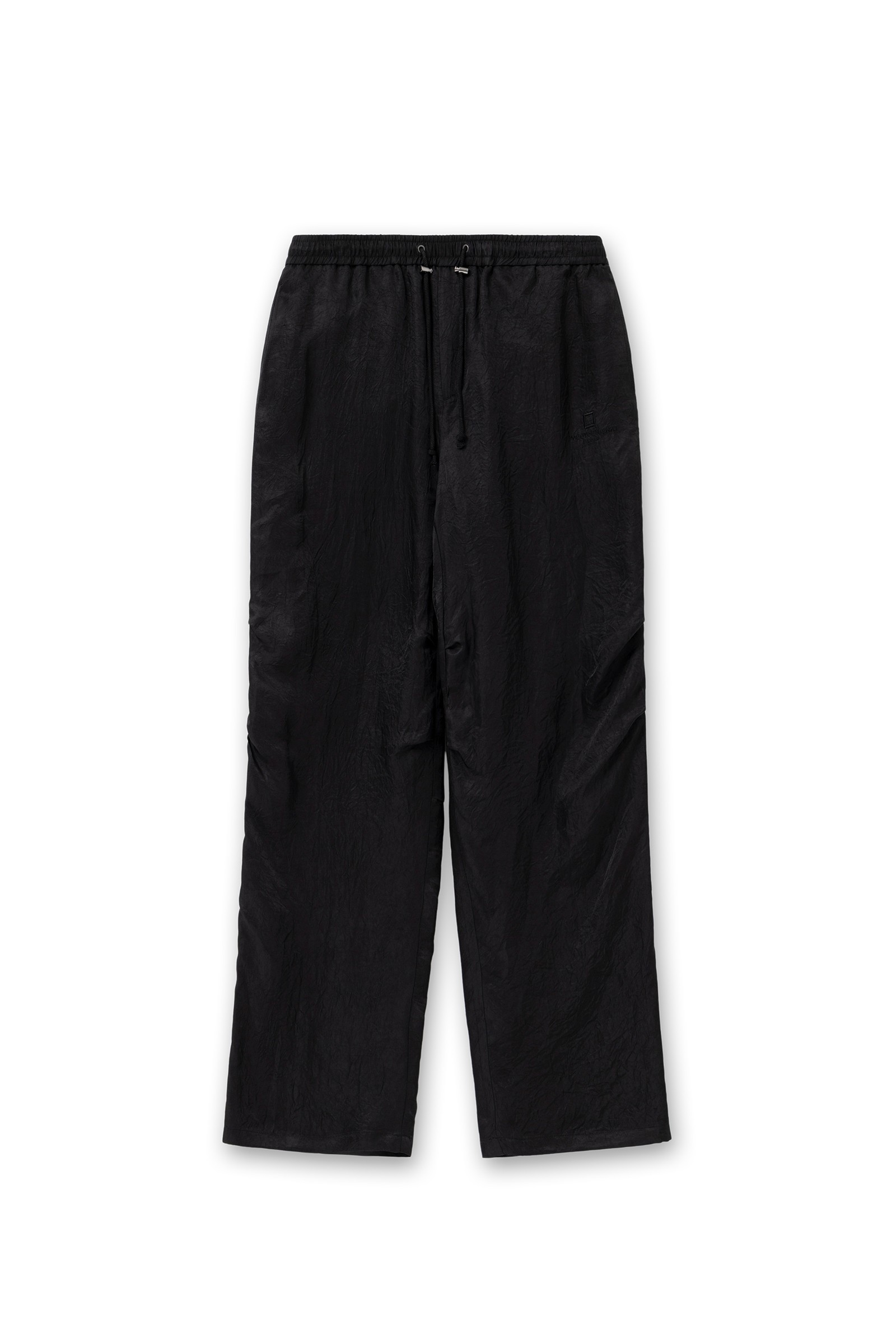【WOOHWA】SNAP DUAL WIDE PANTS Alessia Wide Pants - Black