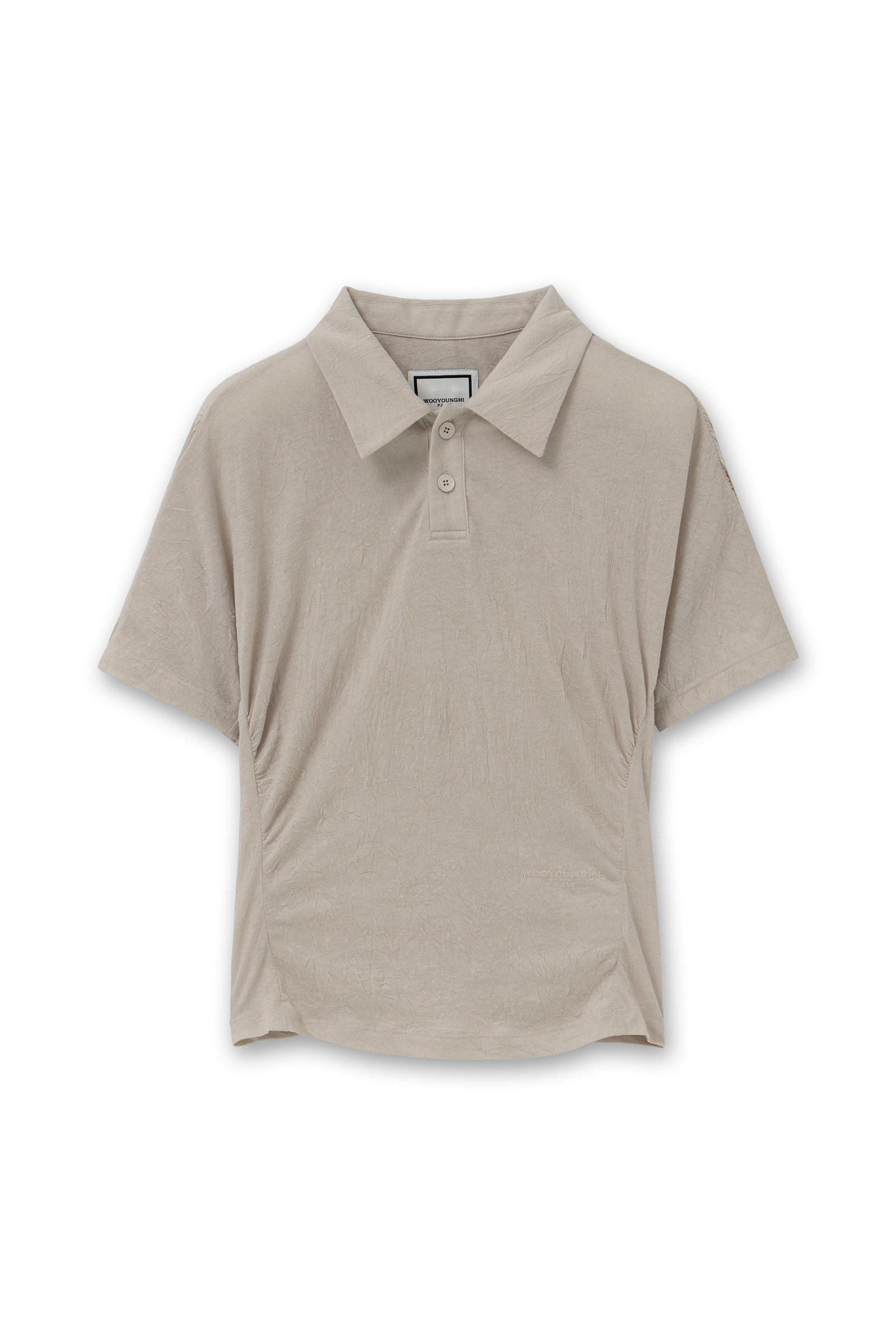 完売品 Wooyoungmi Long Sleeve Patch Polo WOOYOUNGMI.COM | OFFICIAL ONLINE STORE