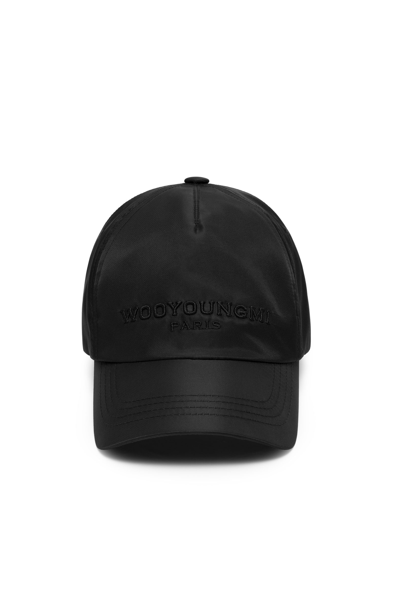 Black MA-1 Embroidered Ball Cap - WOOYOUNGMI