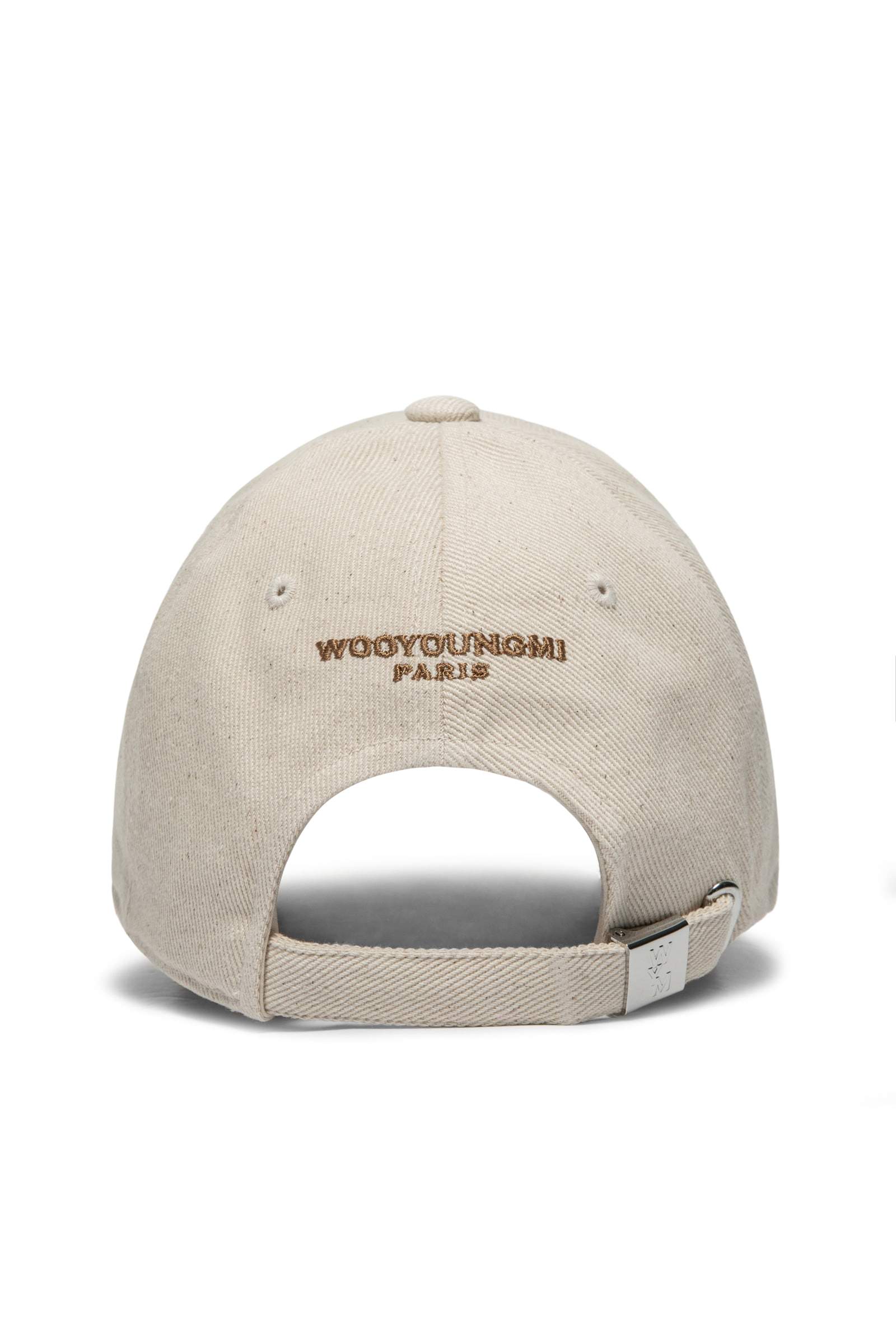 Ivory Logo Ball Cap - WOOYOUNGMI