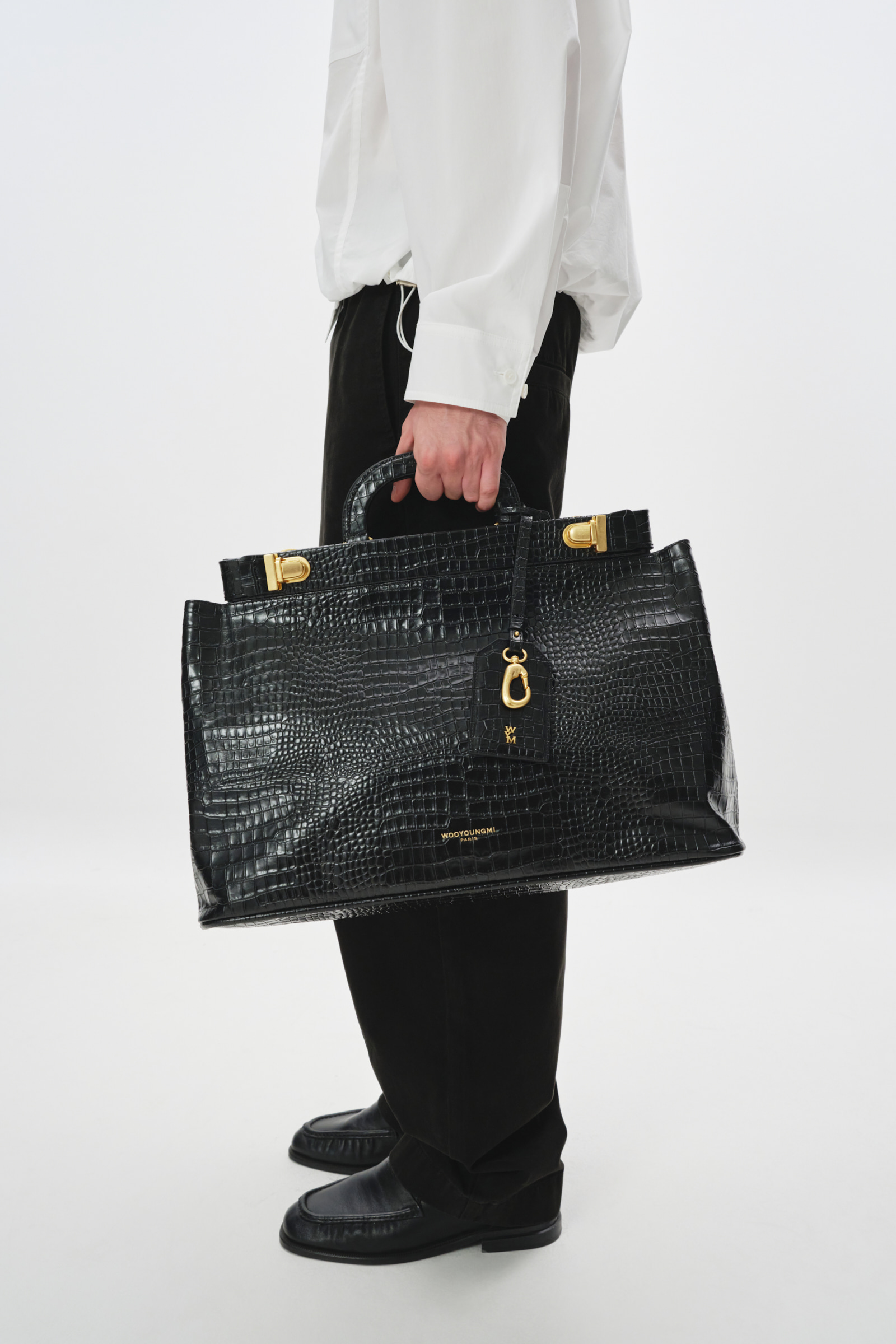【希少】WOOYOUNGMI ボストンバッグ　オールレザー　大容量　入手困難 Men's Bags | WOOYOUNGMI.COM