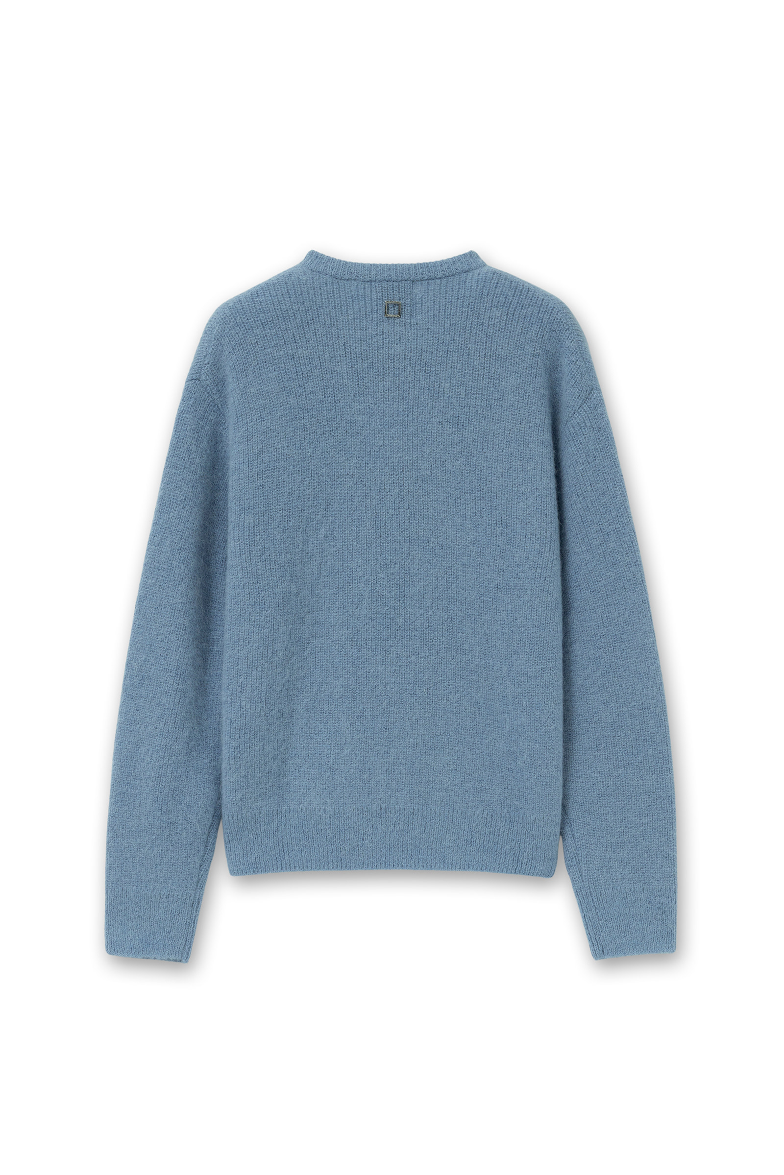 Blue Flower Mohair Sweater - WOOYOUNGMI