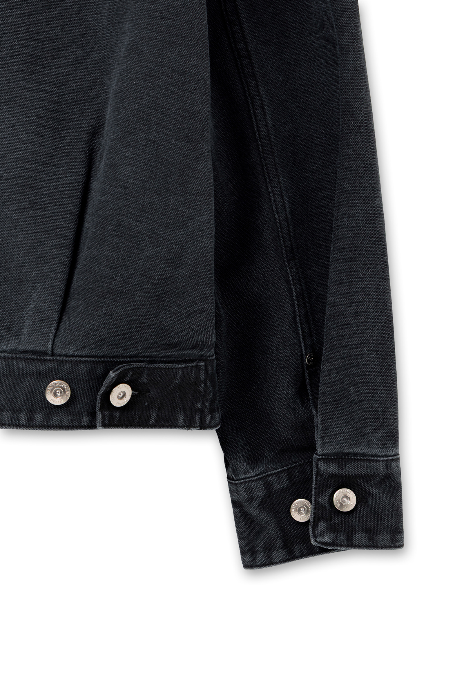 Gray Hood Dyed Denim Jacket - WOOYOUNGMI