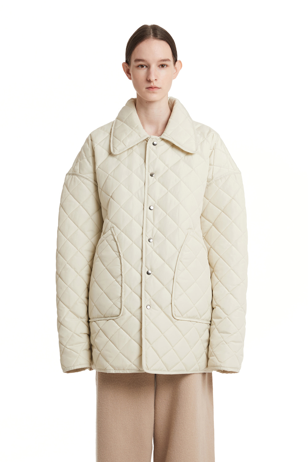 Collar Quilted Jacket