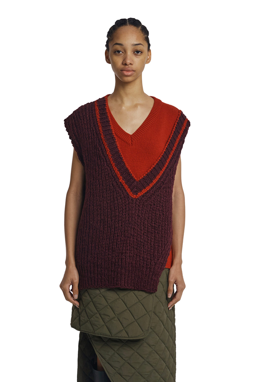 Layered Knit Vest