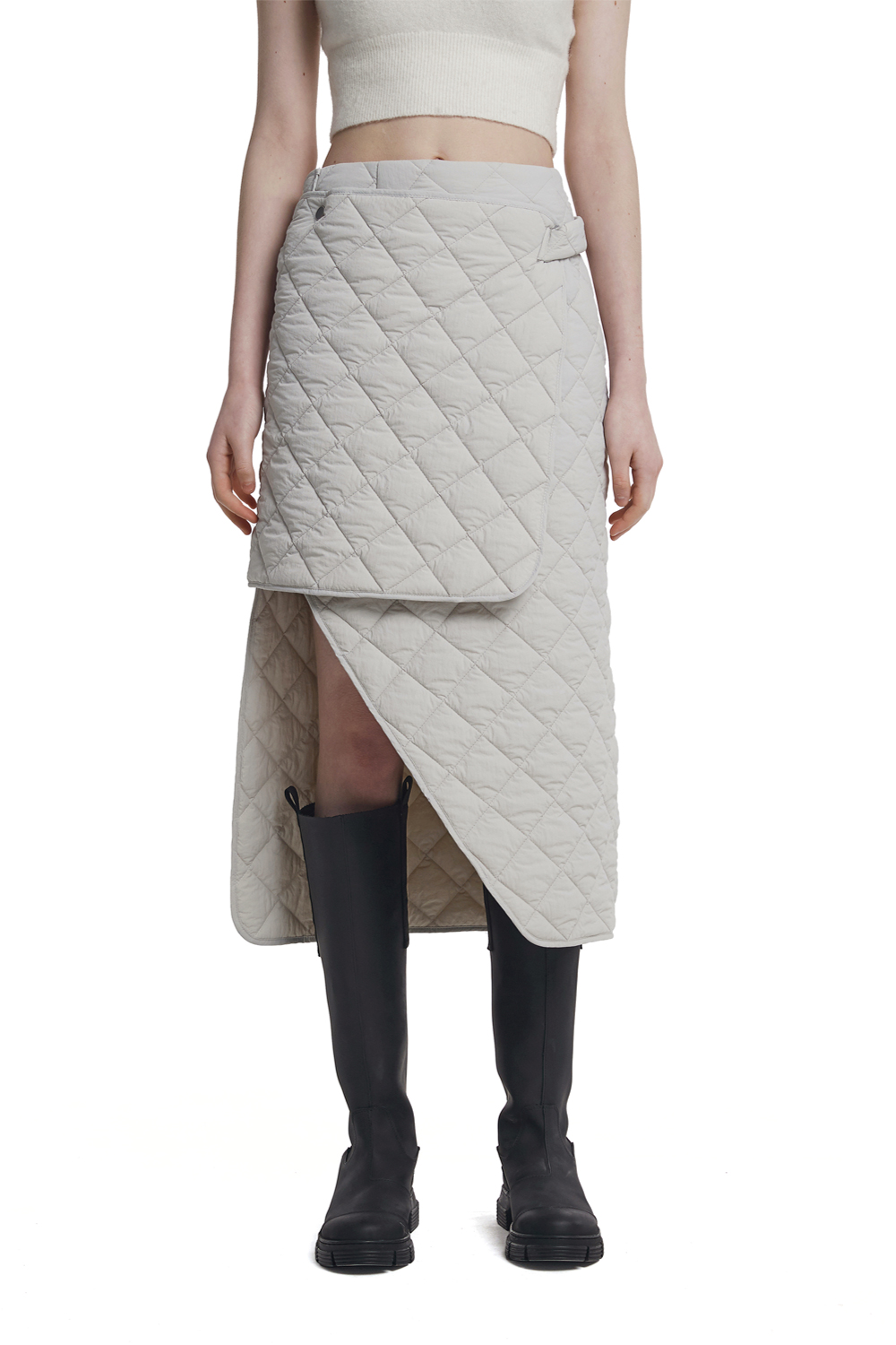 Detachable Quilted Skirt
