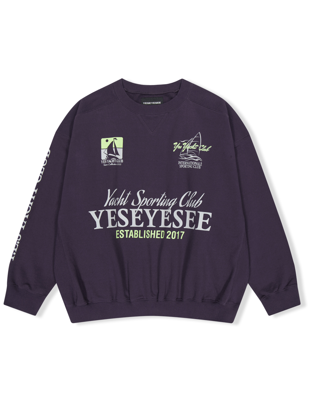 Y.E.S Yacht Sweatshirt Deep Purple