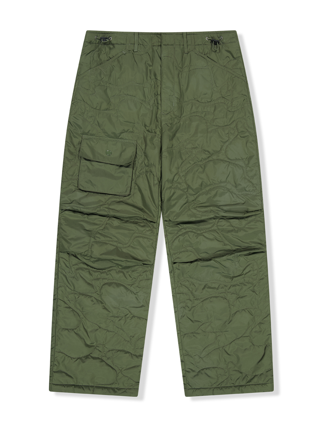 Quilted Camo Liner Pants Khaki