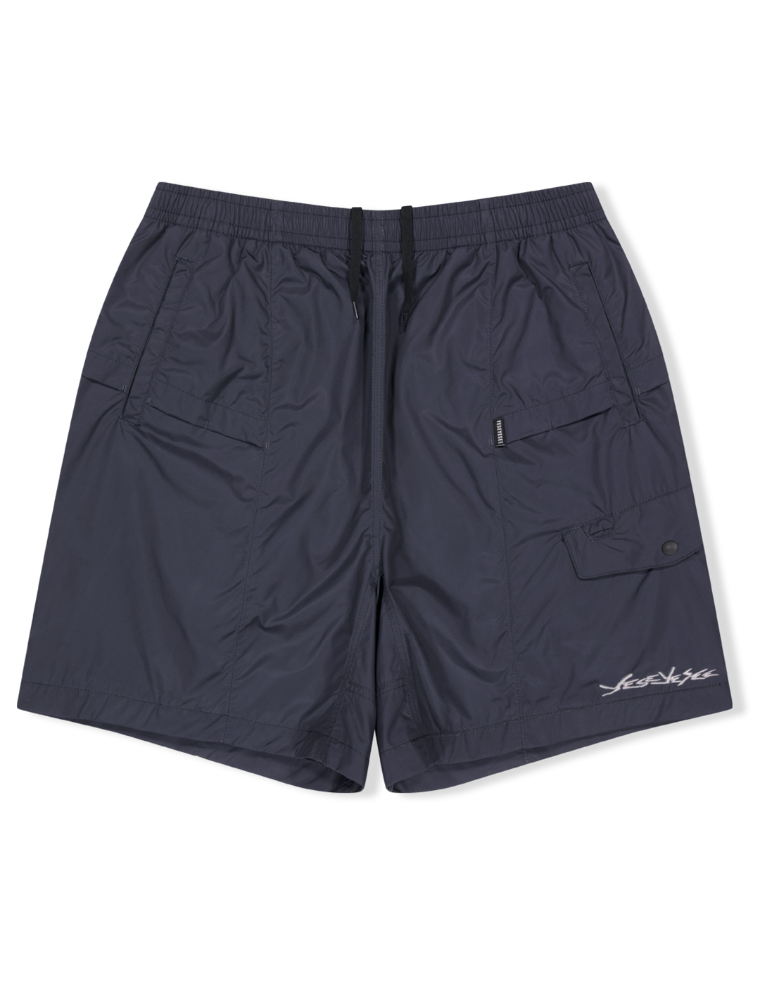 Paneled Comfort Shorts Navy