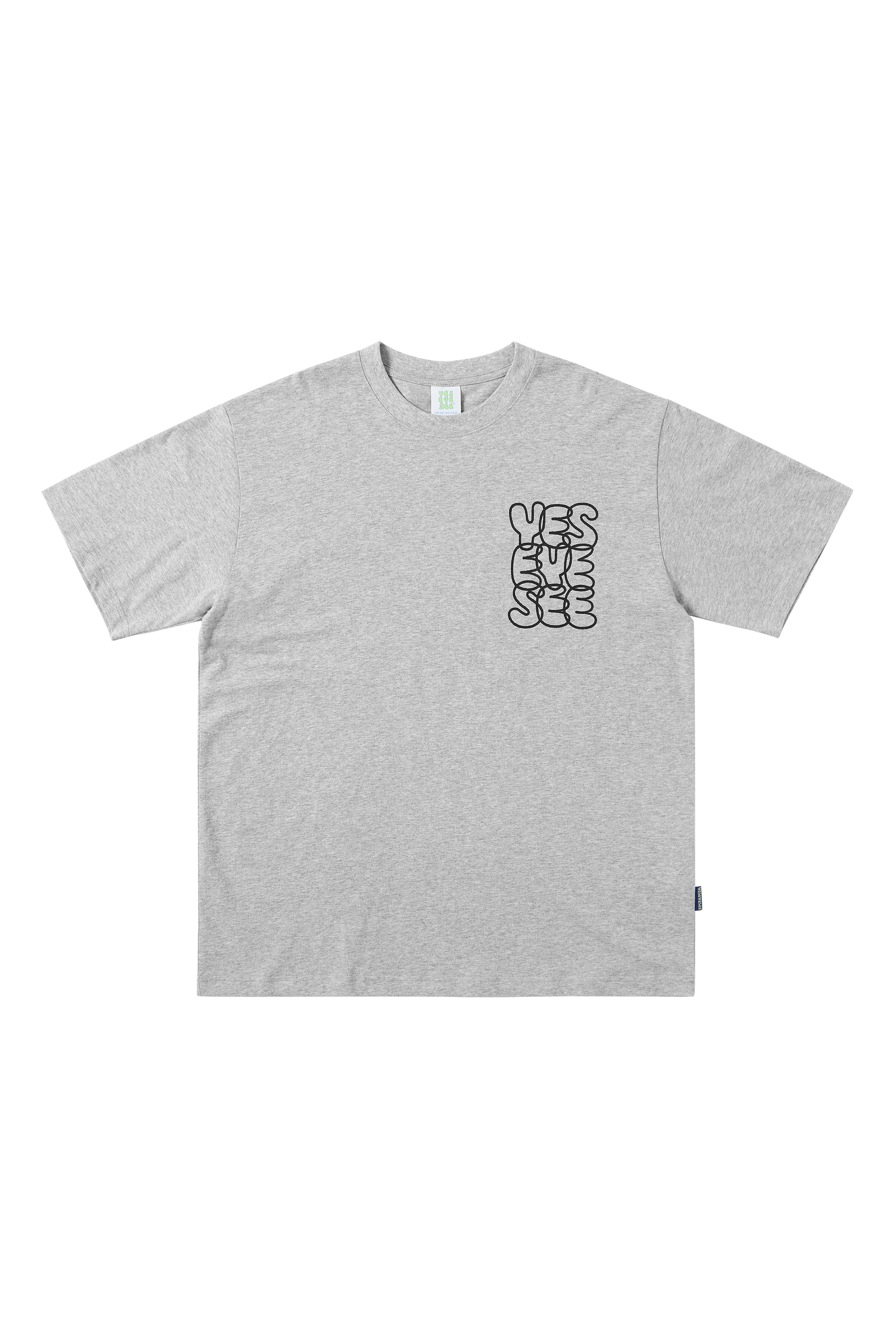Y.E.S C-logo Tee Grey