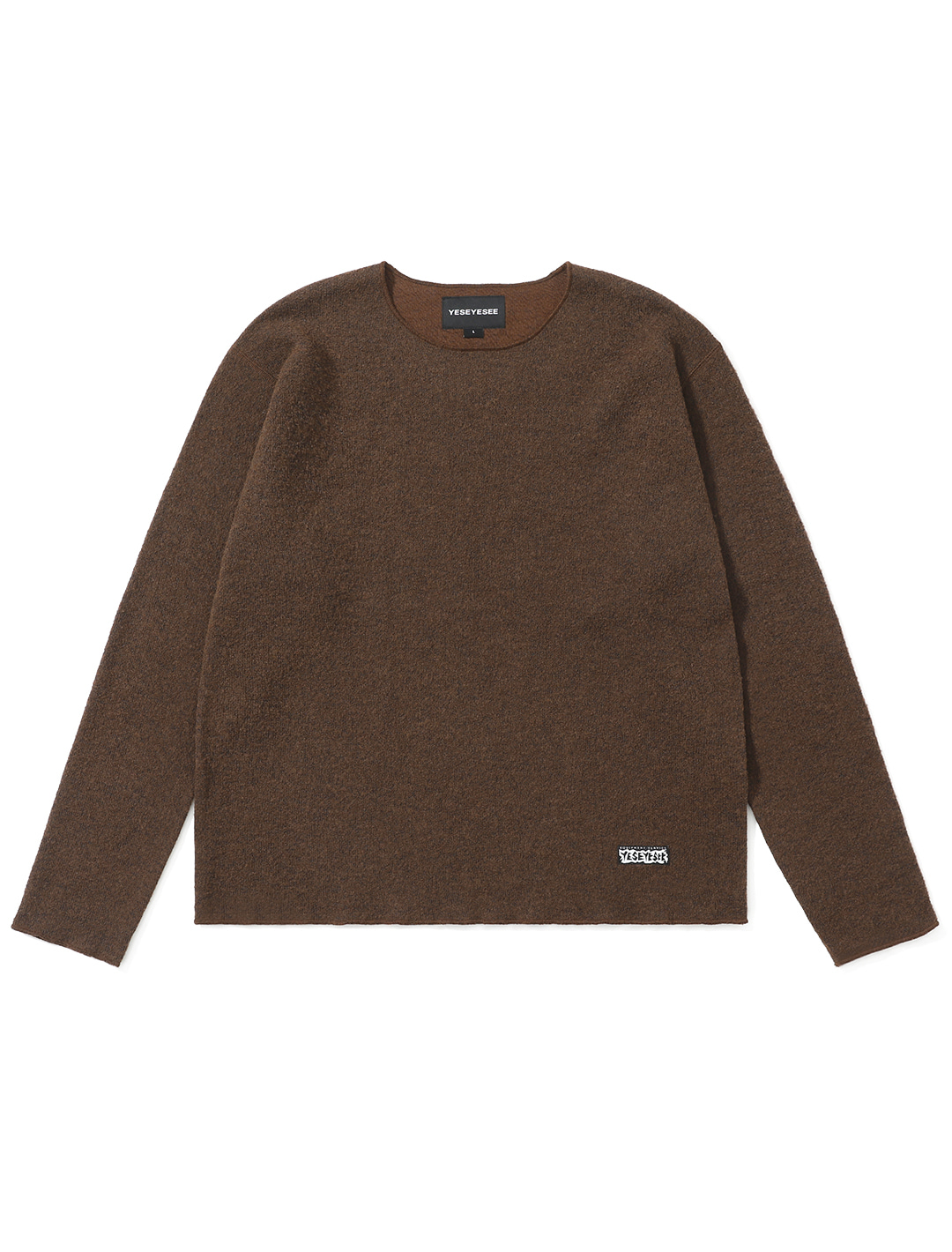 Wool Jersey L/S Brown