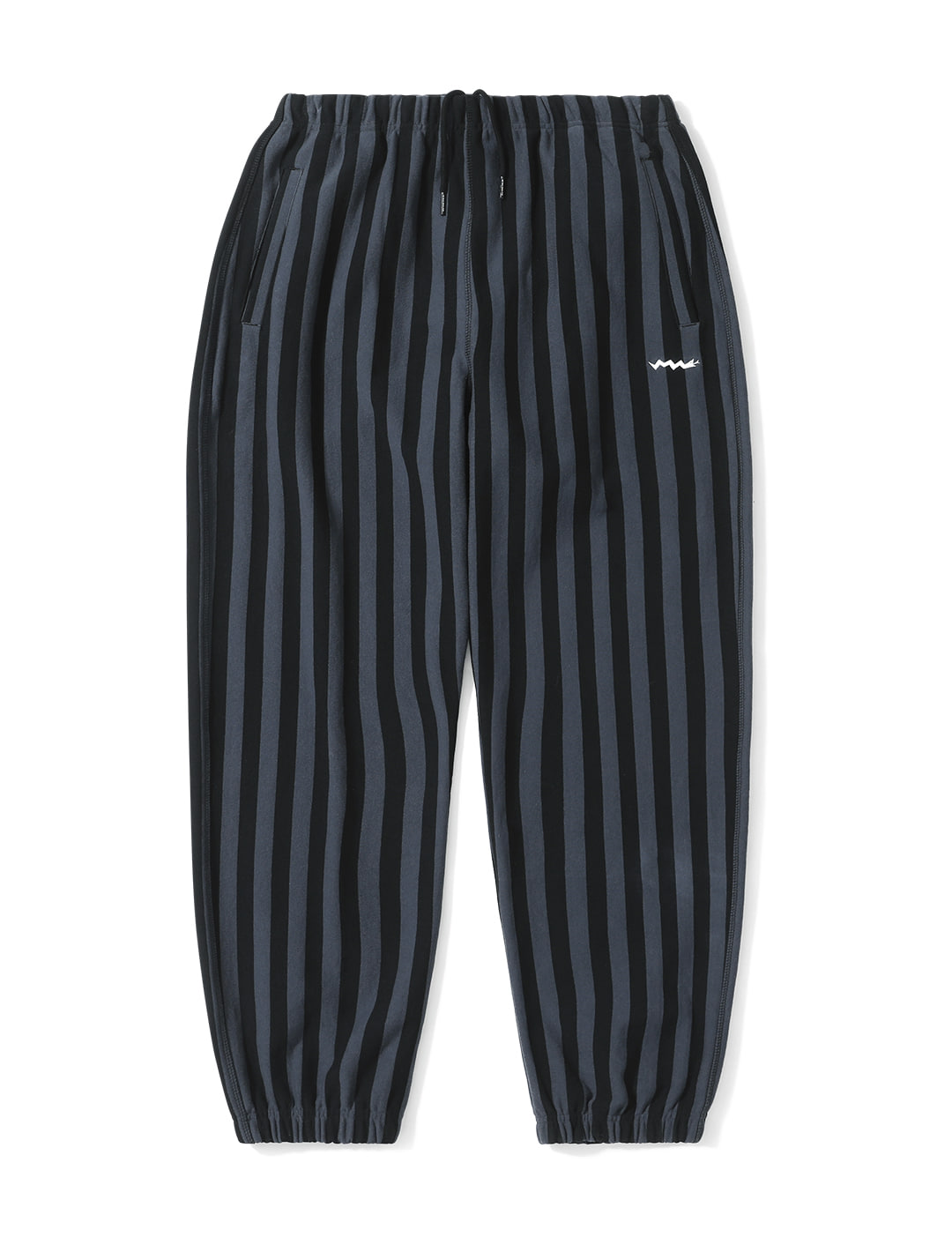 SN-Stripe Sweat Pants Black