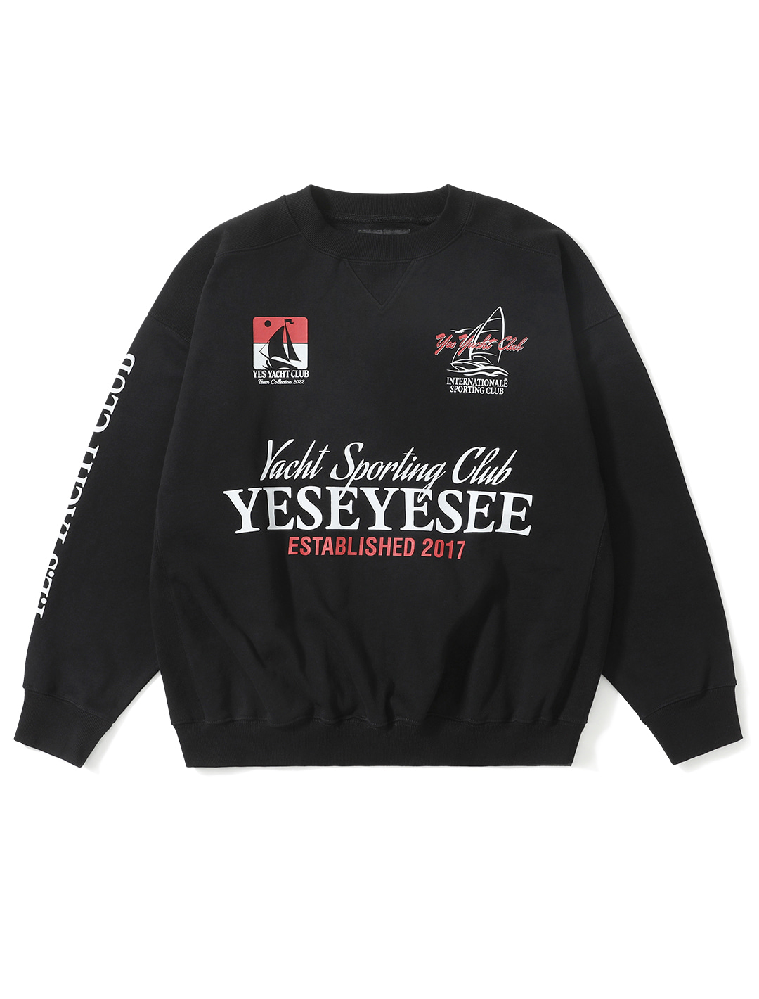 Y.E.S Yacht Sweatshirt Black