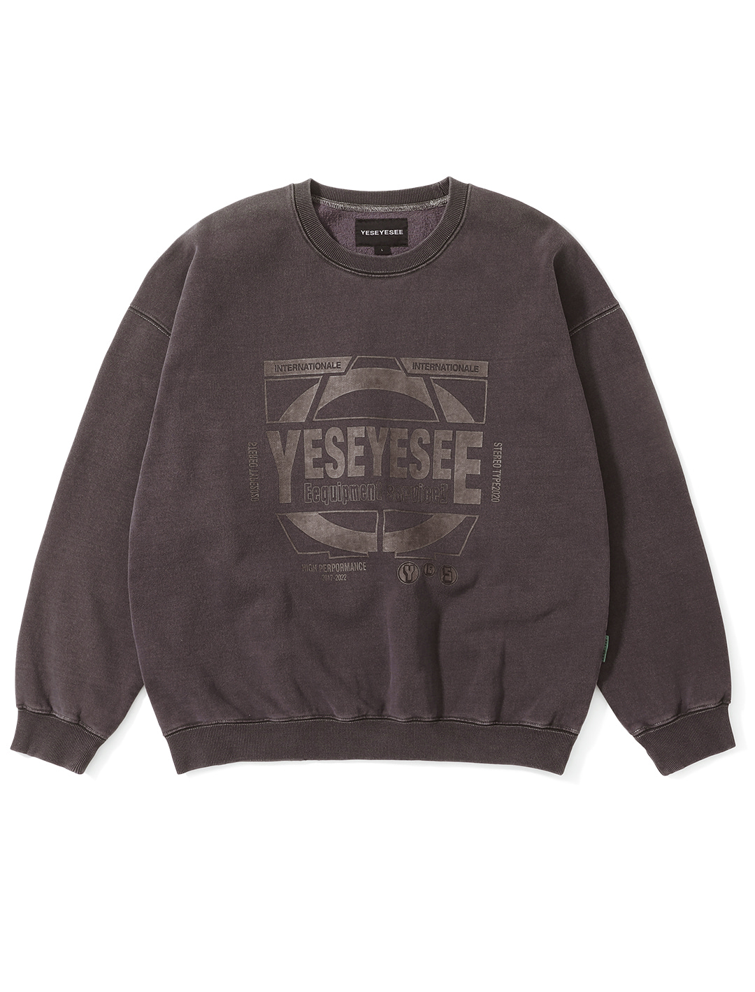 Y.E.S International Sweatshirt Gun Metal