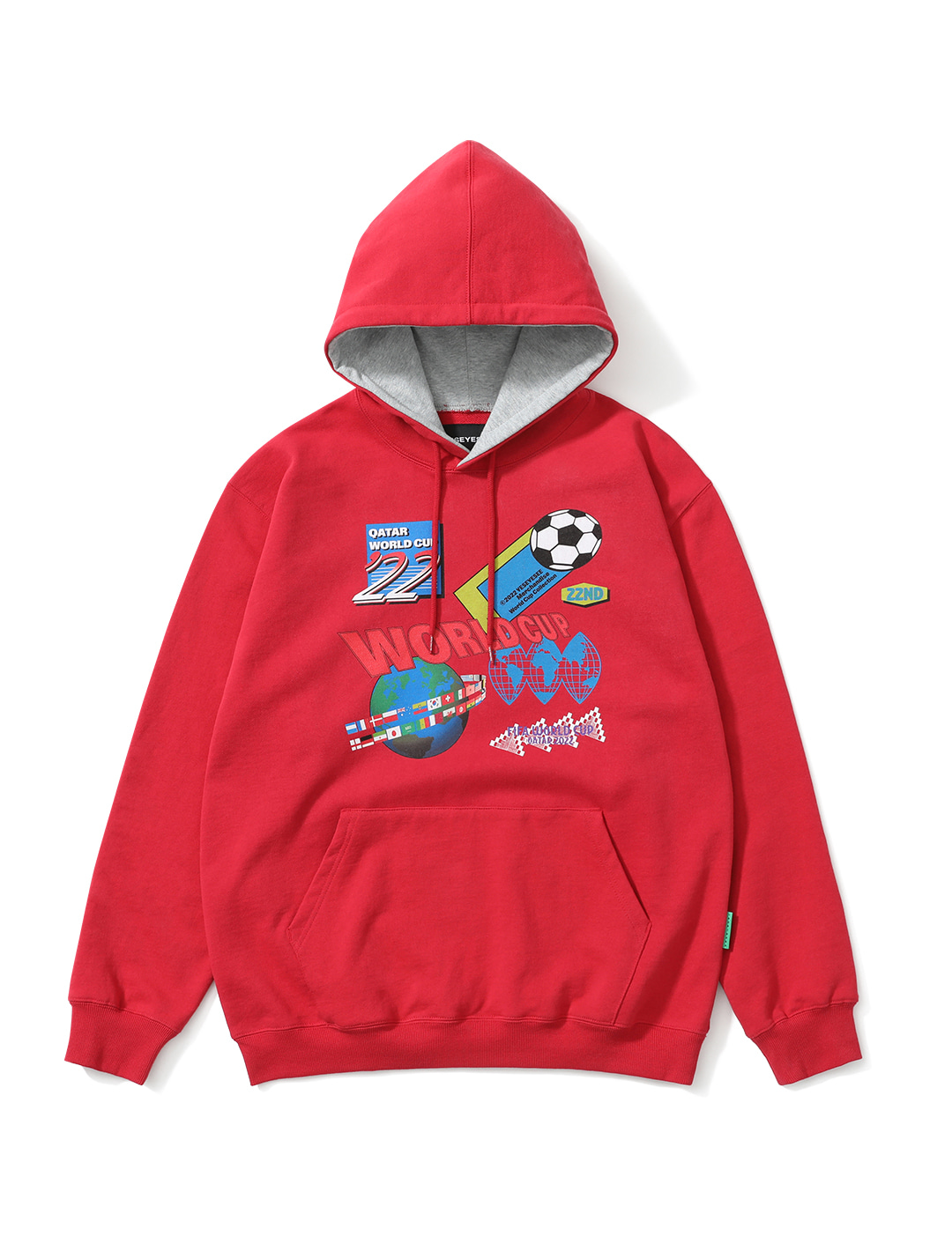 Y.E.S World Hoodie Red