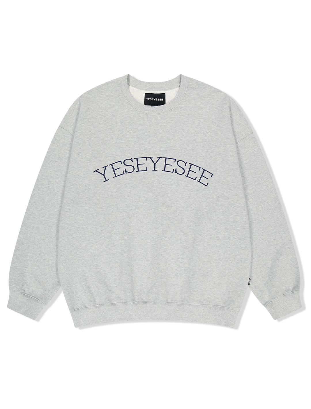 Y.E.S Thin Logo Sweatshirt Grey