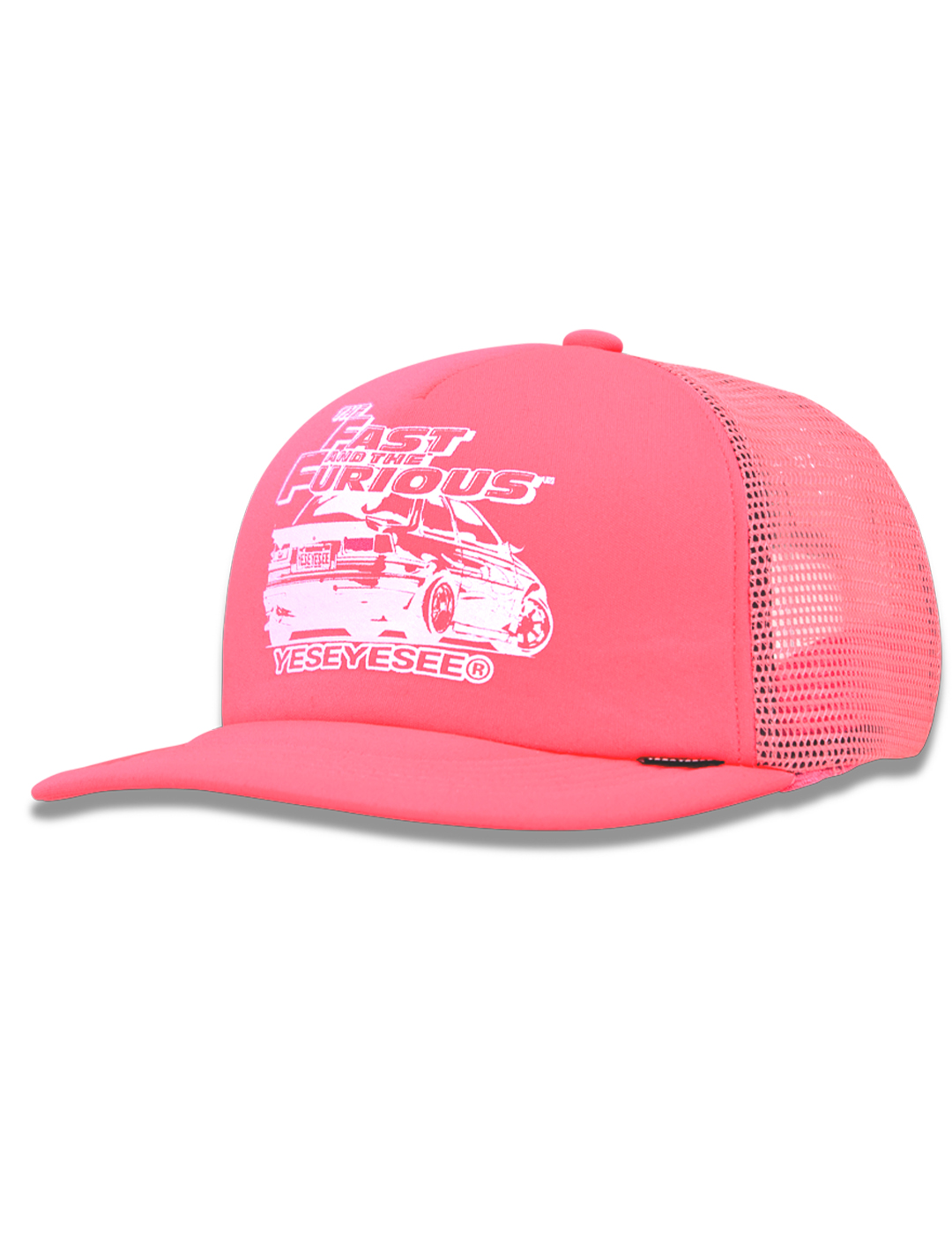 Y.E.S x Fast &amp; Furious Trucker Cap Pink