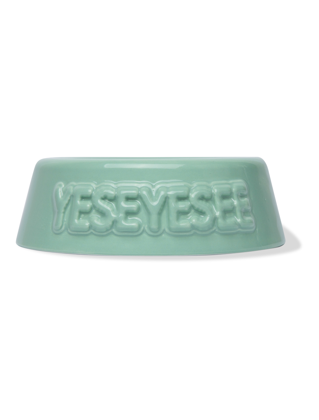 Y.E.S Ceramic Pet Bowl Jade Green