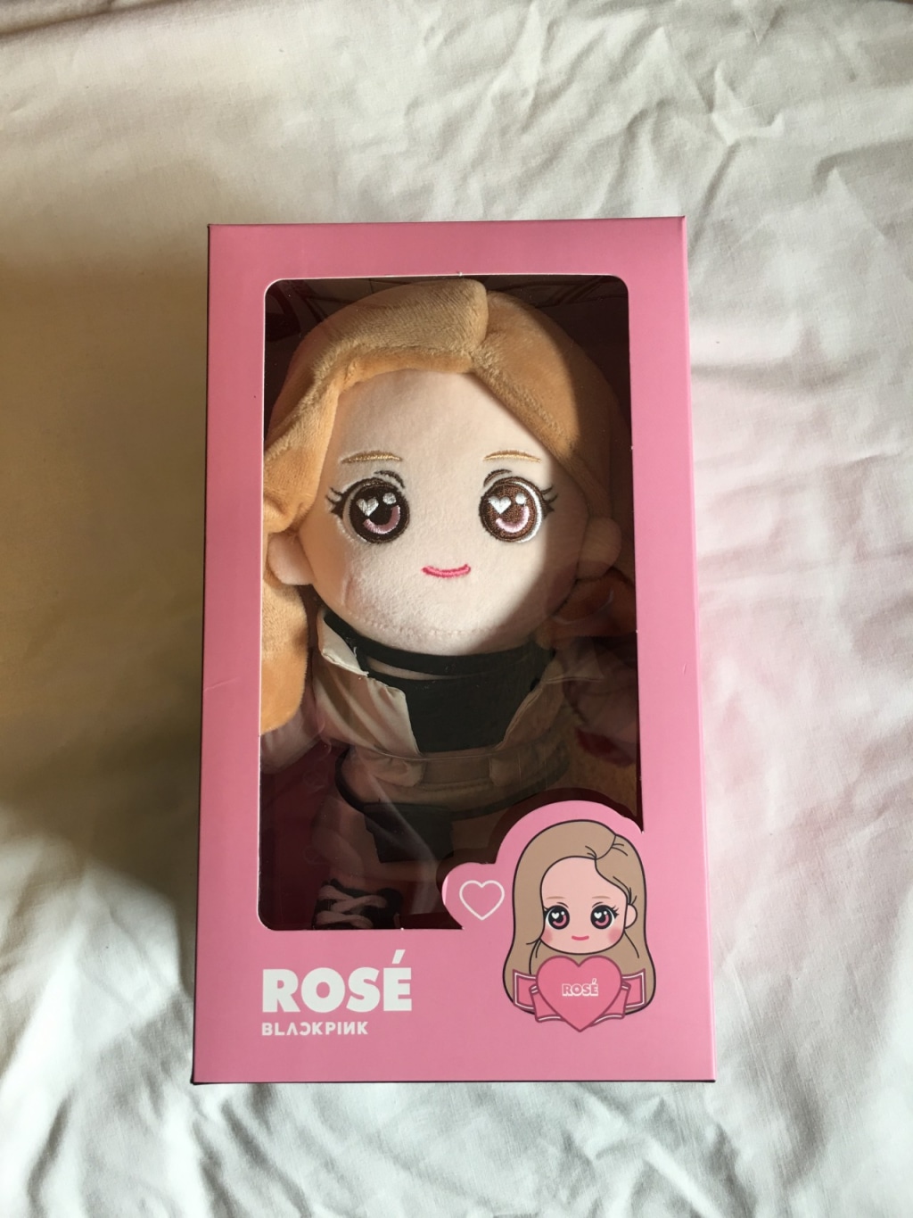 Very cute plush doll with extra outfits! Came in perfect condition