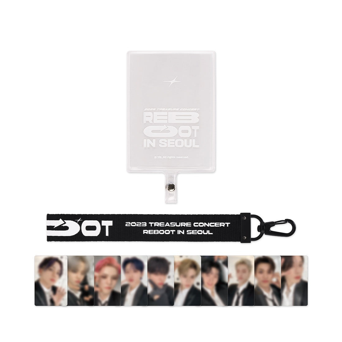 REBOOT] TREASURE PHOTO PHONE TAB + STRAP SET - YG SELECT