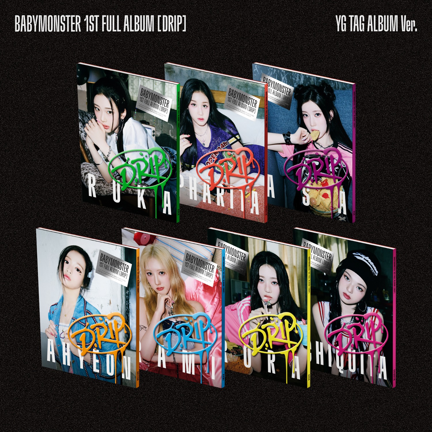 BABYMONSTER 1st FULL ALBUM [DRIP] YG TAG ALBUM Ver. - YG SELECT