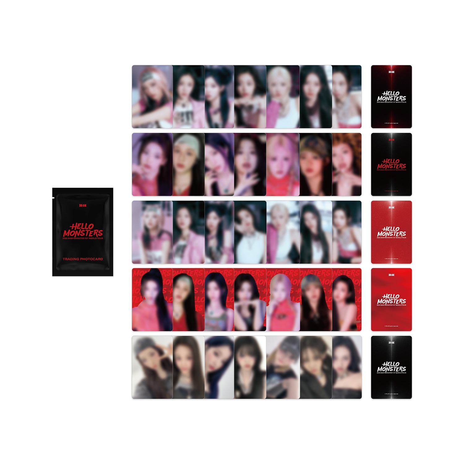 HELLOMONSTERS] BABYMONSTER TRADING PHOTOCARD - YG SELECT