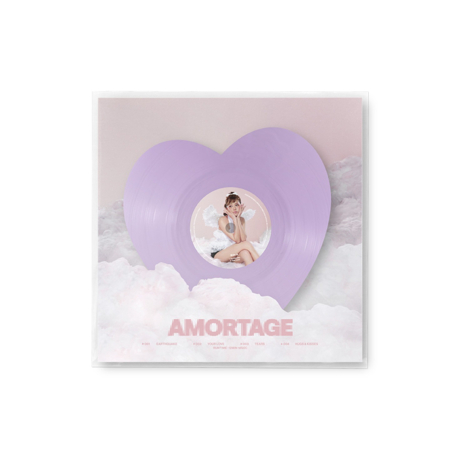 JISOO Mini Album [AMORTAGE] Vinyl (Heart ver.) - YG SELECT
