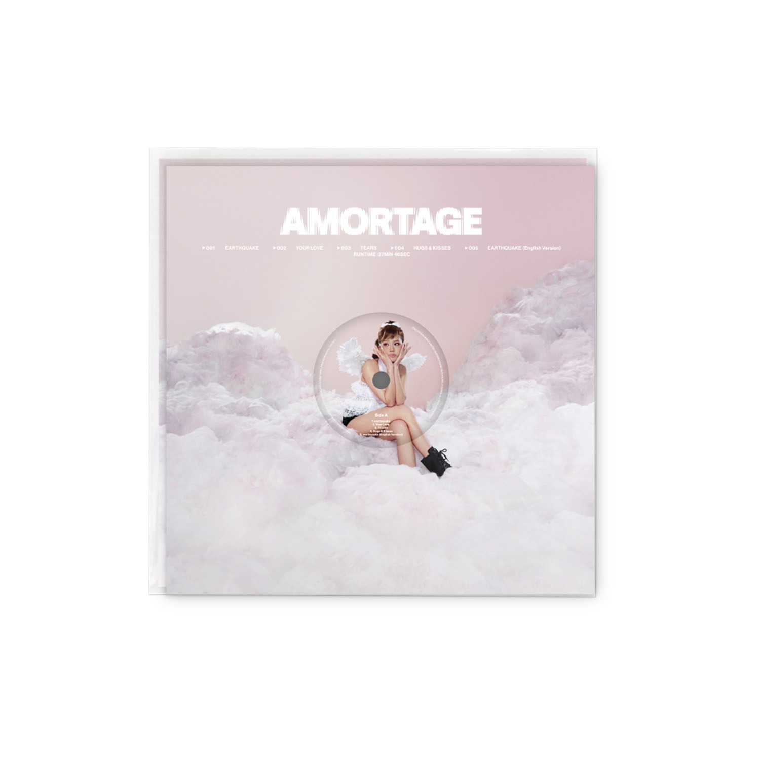 JISOO Mini Album [AMORTAGE] Vinyl (Pink ver.) - YG SELECT