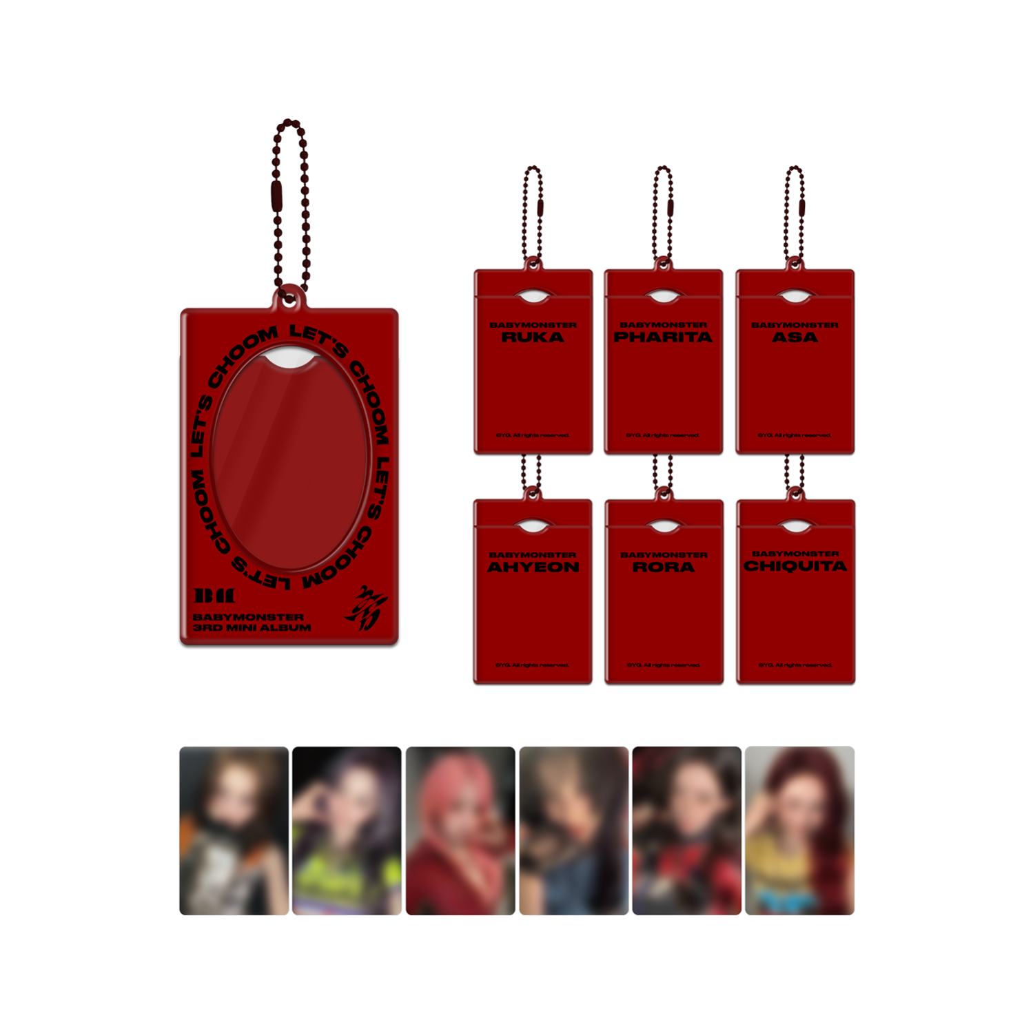 BABYMONSTER PVCフォトカードホルダー 【新品未開封】 CHOOM] BABYMONSTER PVC PHOTOCARD HOLDER - YG SELECT