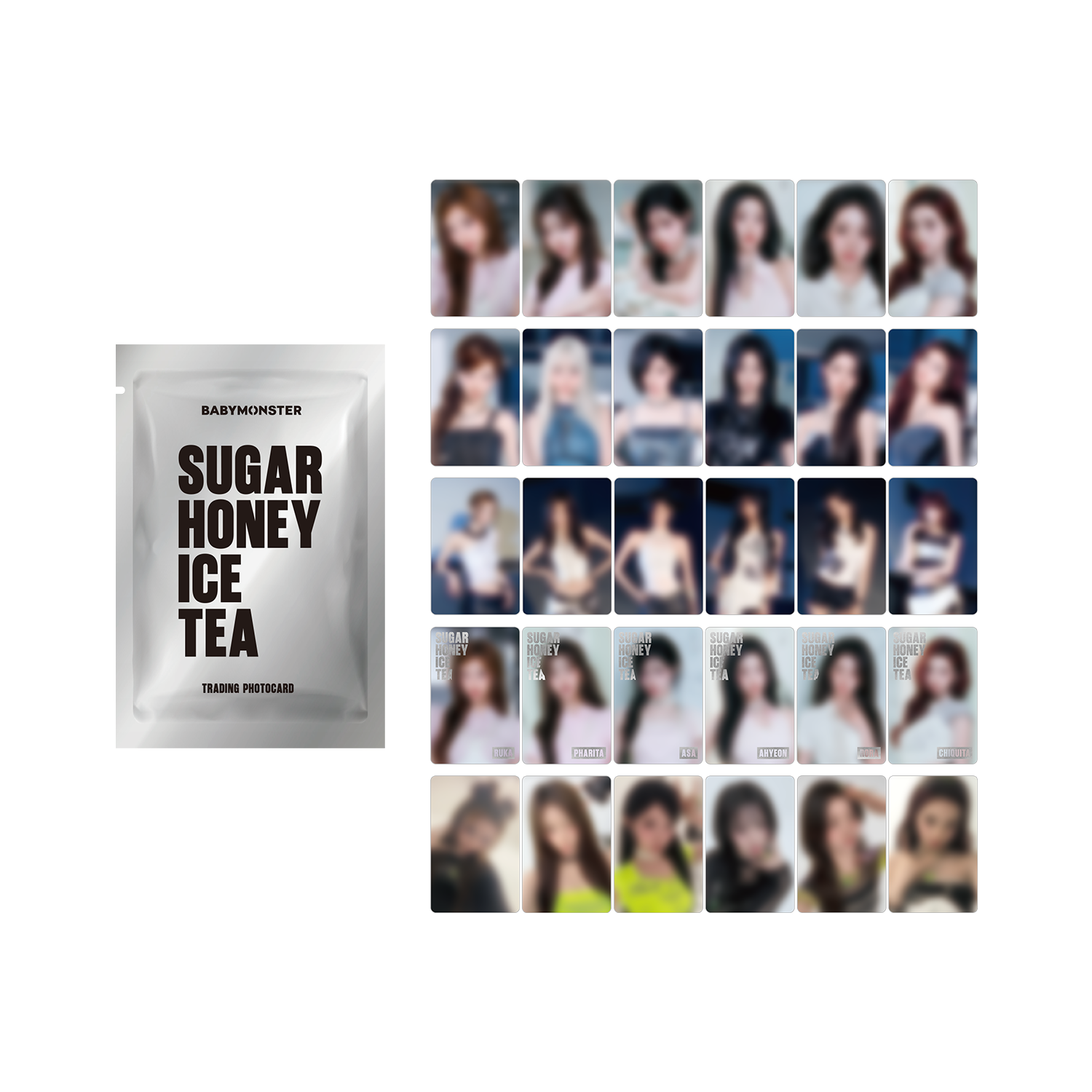 [SUGARHONEY] BABYMONSTER TRADING PHOTOCARD YG SELECT