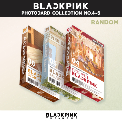 BLACKPINK THE GAME PHOTOCARD COLLECTION No.4~6 (RANDOM) YG SELECT