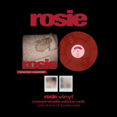ROSÉ first studio album ‘rosie’ vinyl (vampirehollie edition red) YG SELECT