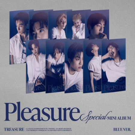(SET) TREASURE SPECIAL MINI ALBUM [PLEASURE] [BLUE VER.] YG SELECT
