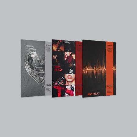 (SET) TREASURE 3rd MINI ALBUM [LOVE PULSE] (METAL / STREET / ROCKCHIC VER.) YG SELECT