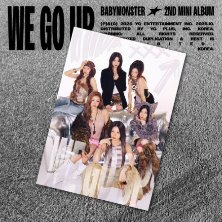 6종SET) BABYMONSTER 2nd MINI ALBUM [WE GO UP] PATTERN Ver