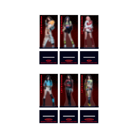 CHOOM] BABYMONSTER PVC PHOTOCARD HOLDER - YG SELECT