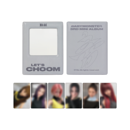 CHOOM] BABYMONSTER PVC PHOTOCARD HOLDER - YG SELECT