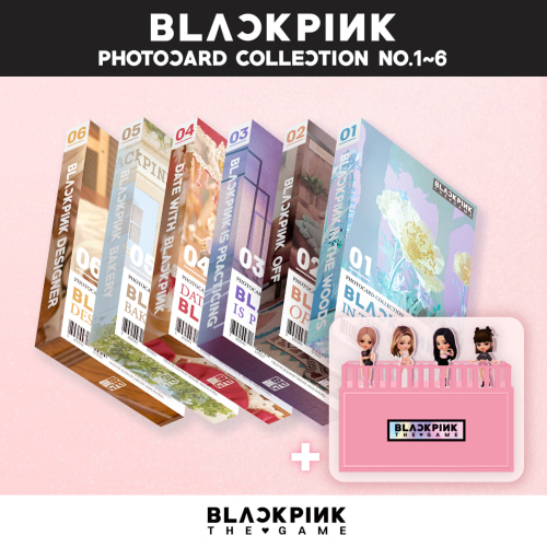 ★FREE GIFT STAND★ [BLACKPINK THE GAME] PHOTOCARD COLLECTION No.1~6 (SET) + CONCERT STAND YG SELECT