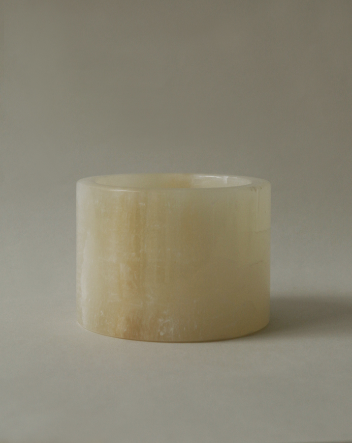 JADE CYLINDER CANDLE HOLDER · Small