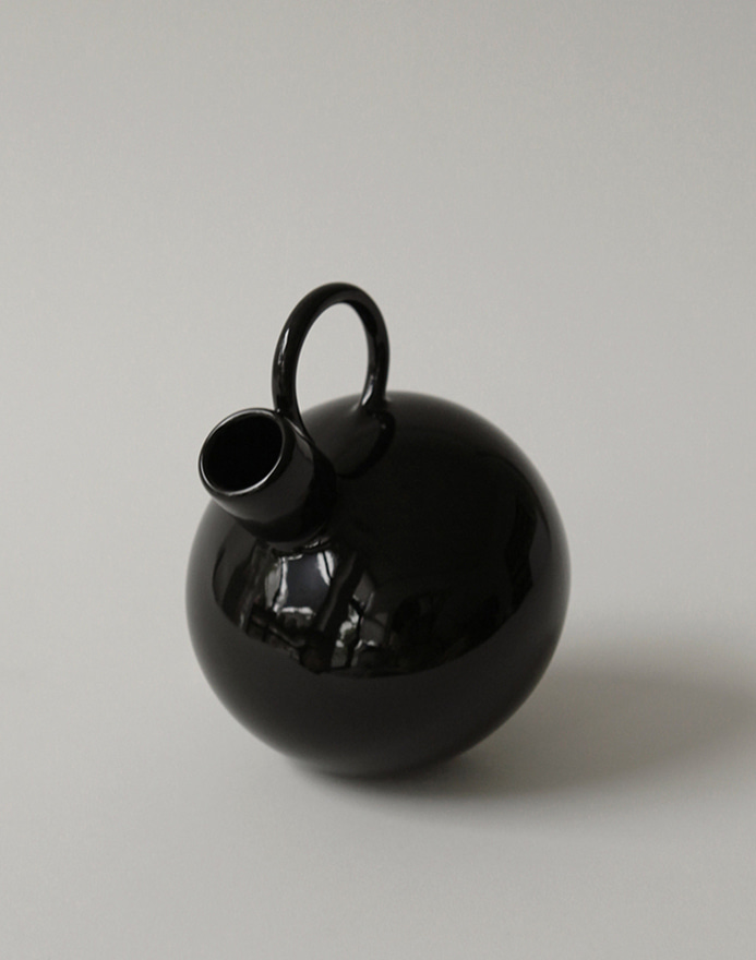 Gourd Candle Holder · Onyx · Small