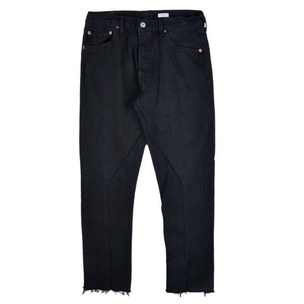 OLD PARK Slit Jeans &quot;Black&quot; B (L)