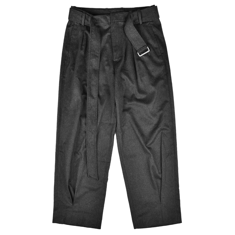 YOUTH Loosed Pleats Pants &quot;Charcoal Grey&quot;