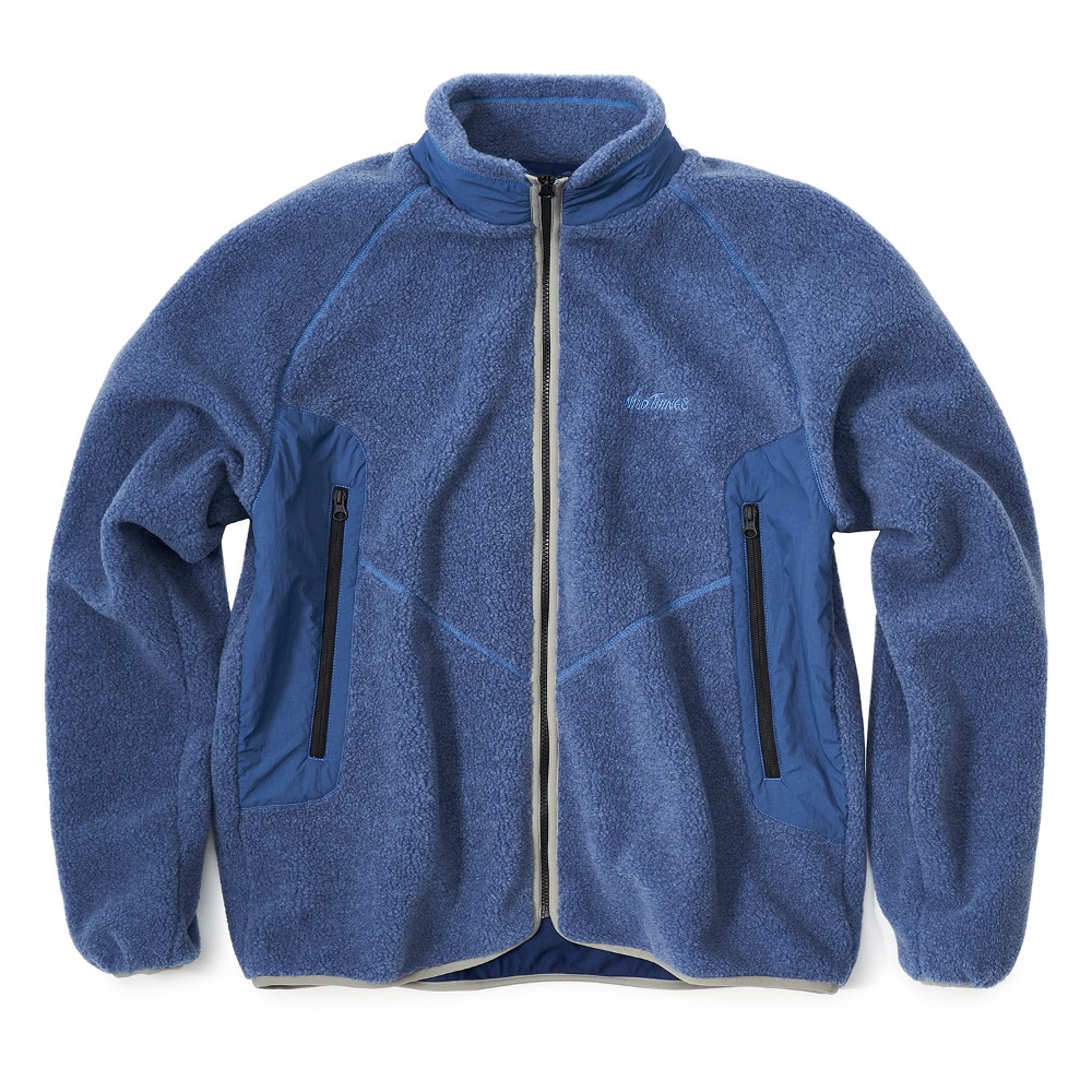 WILDTHINGS Sherpa Fleece Jacket &quot;Blue&quot;
